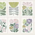Playful Flora, Pastel Mural Wallpaper - pure wallpaper artwork