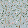 Silent Bloom, Blue Mural Wallpaper - pure wallpaper artwork