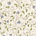 Soft Vines, Blue Mural Wallpaper - pure wallpaper artwork
