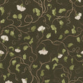 Soft Vines, Dark Green Mural Wallpaper - pure wallpaper artwork