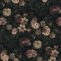 Heritage Floral, Dark Mural Wallpaper - pure wallpaper artwork