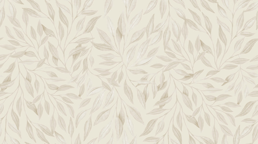 Willow, Beige Mural Wallpaper