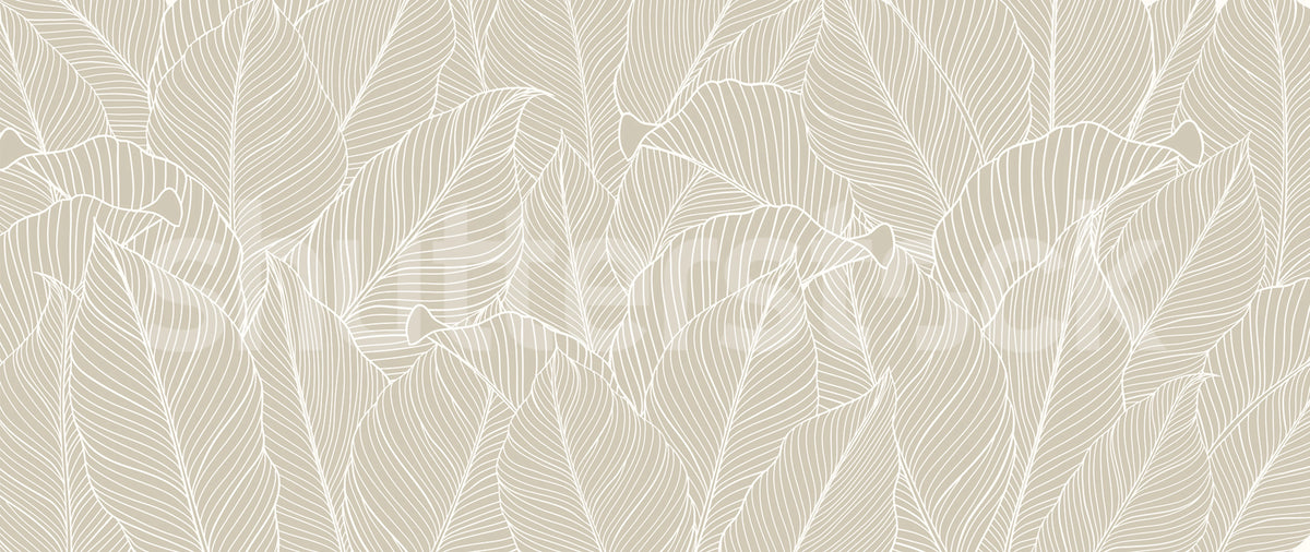 Giant Leafs, Sand Mural Wallpaper - pure wallpaper artwork