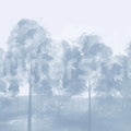 Misty Grove, Blue Mural Wallpaper - pure wallpaper artwork