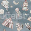 Circus Dream, Vintage Mural Wallpaper - pure wallpaper artwork