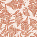 Fern Print, Rust Mural Wallpaper - pure wallpaper artwork