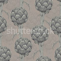 Cynara Grace, Soft Beige Mural Wallpaper - pure wallpaper artwork