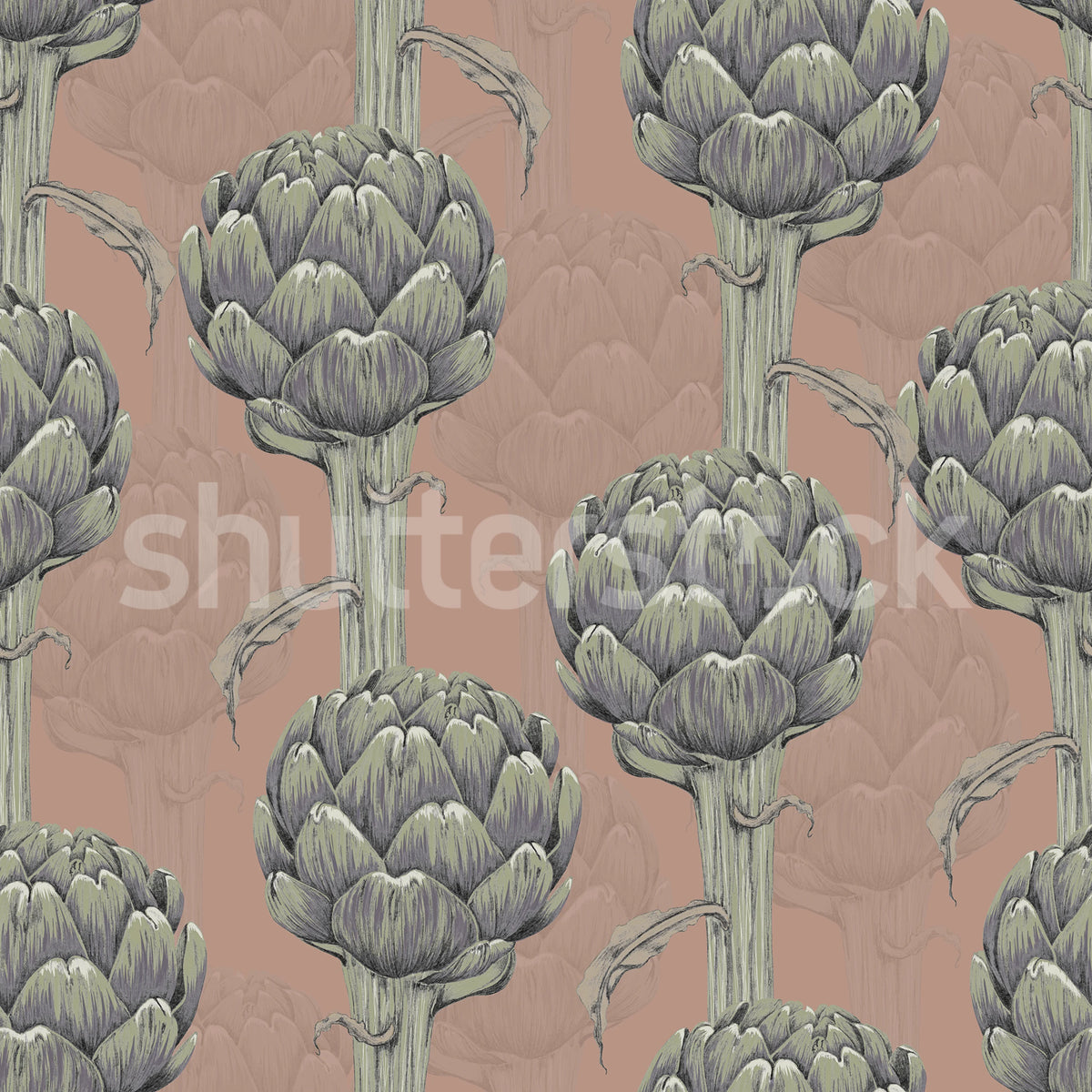 Cynara Grace, Soft Pink Mural Wallpaper - pure wallpaper artwork