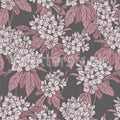 Jasmine Veil, Pink Mural Wallpaper - pure wallpaper artwork