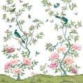 Garden of Harmony, White Mural Wallpaper - pure wallpaper artwork