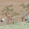 Pine Grove, Peach Mural Wallpaper - pure wallpaper artwork
