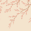 Spring Breeze, Peach Mural Wallpaper - pure wallpaper artwork