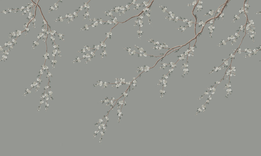 Spring Breeze, Green Mural Wallpaper
