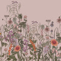 Springmeadow, Pink Mural Wallpaper - pure wallpaper artwork