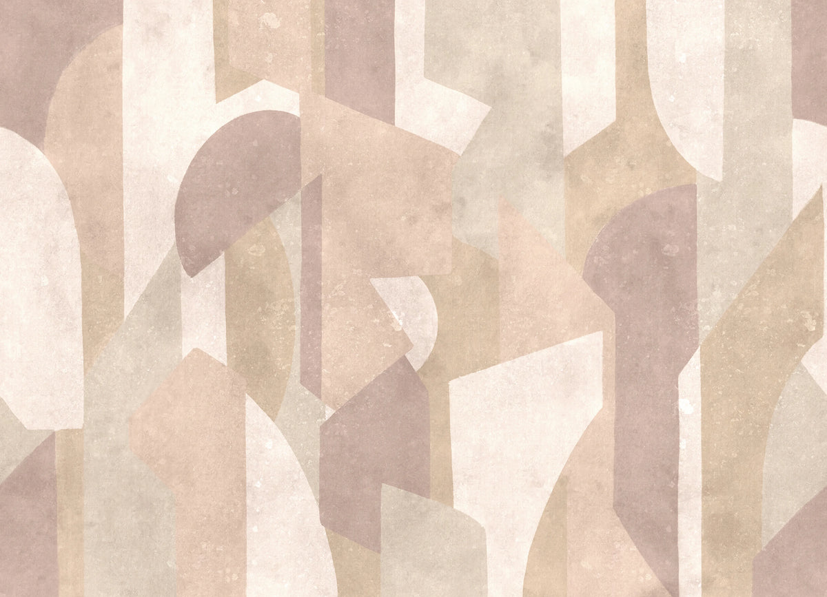 Modern Forms, Pink Mural Wallpaper - pure wallpaper artwork
