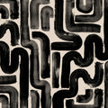 Drape Brush, Black Mural Wallpaper - pure wallpaper artwork