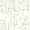Drape Brush, Green Mural Wallpaper - pure wallpaper artwork