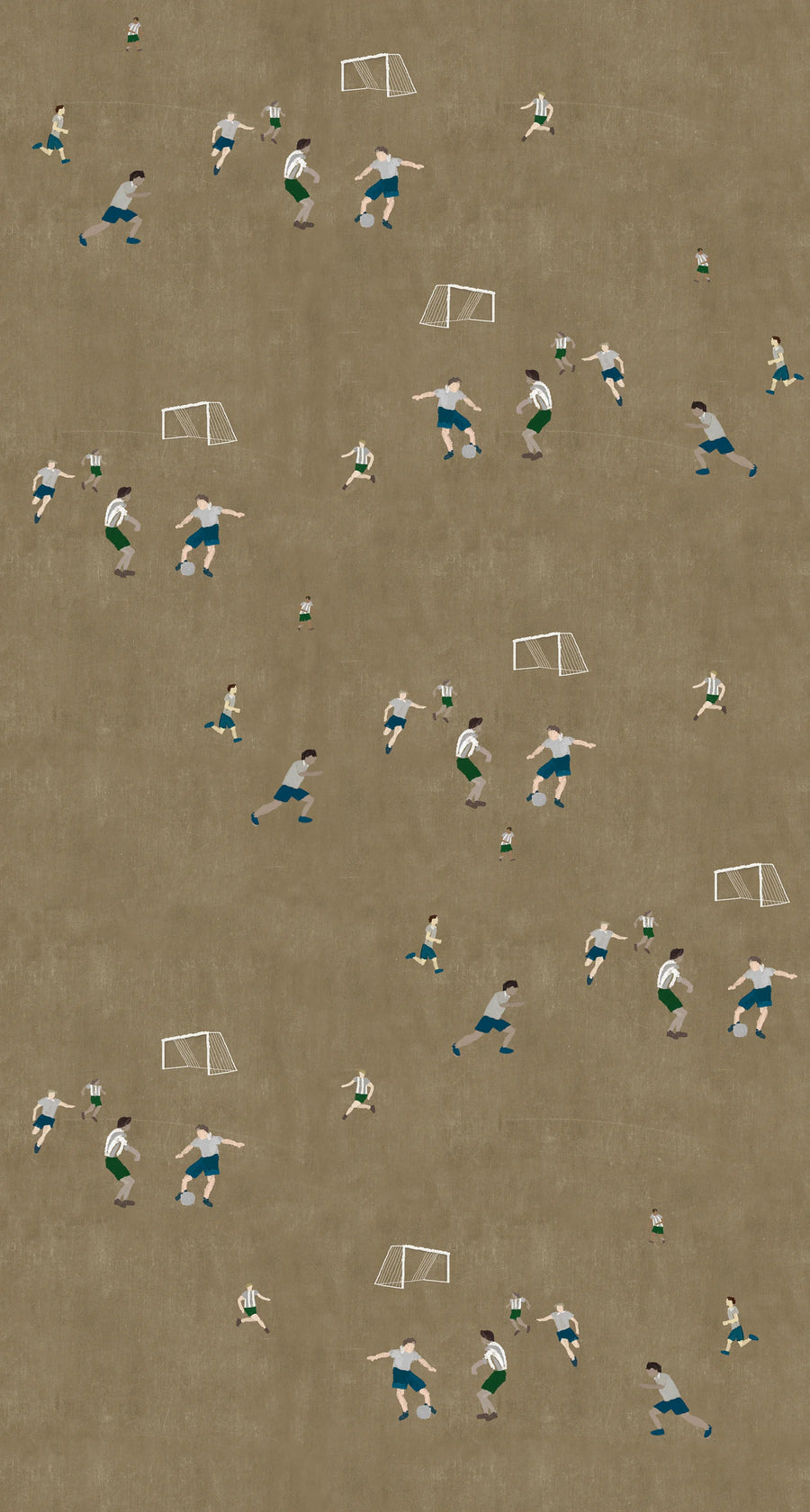 Soccer, Sand Mural Wallpaper