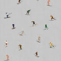 Skiers, Day Mural Wallpaper - pure wallpaper artwork