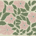 Bold Abstract Flower, Pink Mural Wallpaper - pure wallpaper artwork