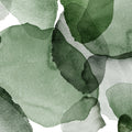 Shadow Petals, Green Mural Wallpaper - pure wallpaper artwork