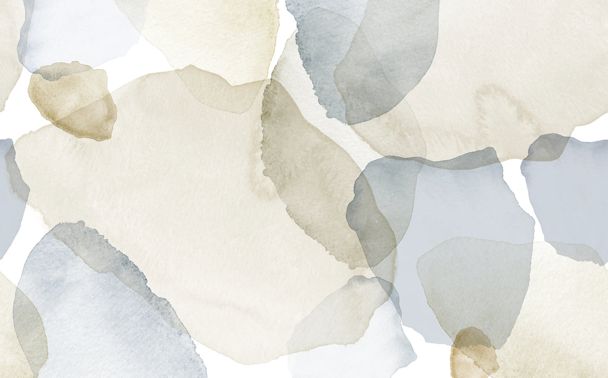 Shadow Petals, Beige Mural Wallpaper - pure wallpaper artwork