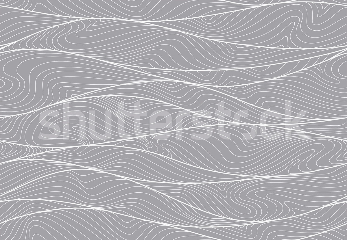Soft Dunes, Gray Mural Wallpaper - pure wallpaper artwork