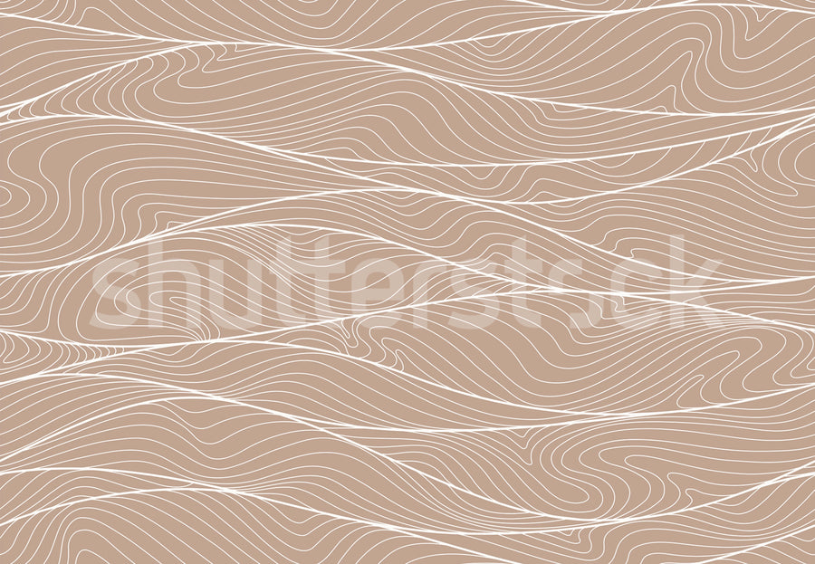 Soft Dunes, Beige Mural Wallpaper