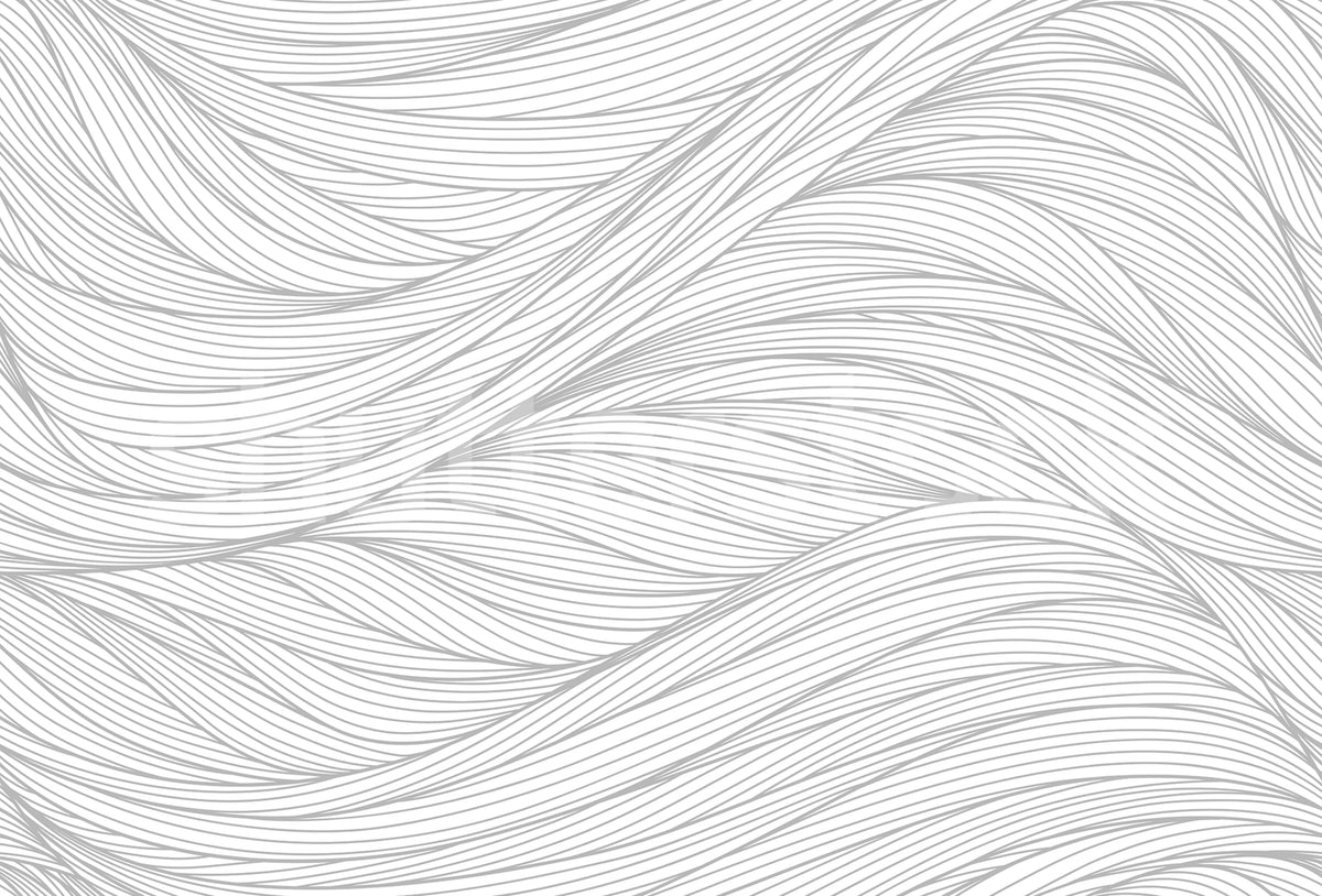 Flow Lines, Gray Mural Wallpaper - pure wallpaper artwork