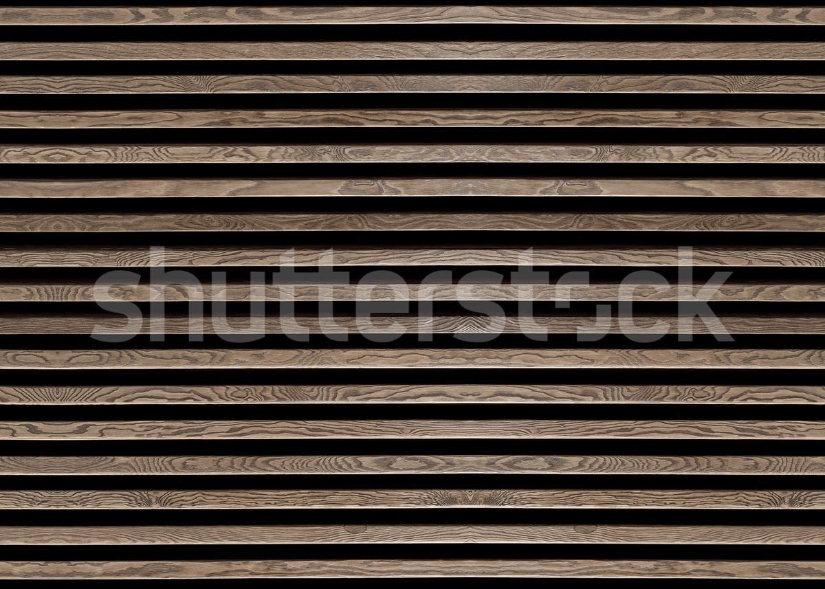 Rib Wood, Horizontal Oak Mural Wallpaper - pure wallpaper artwork