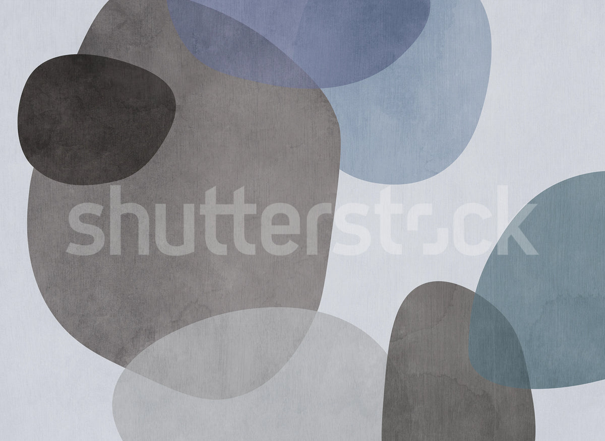 Art Petals, Blue Mural Wallpaper - pure wallpaper artwork