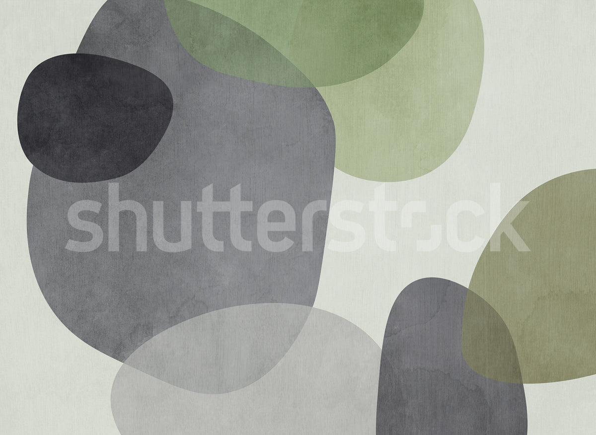 Art Petals, Green Mural Wallpaper - pure wallpaper artwork
