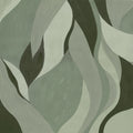 Velvet Flames, Green Mural Wallpaper - pure wallpaper artwork