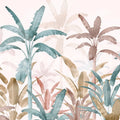 Serene Tropics, Blush Mural Wallpaper - pure wallpaper artwork