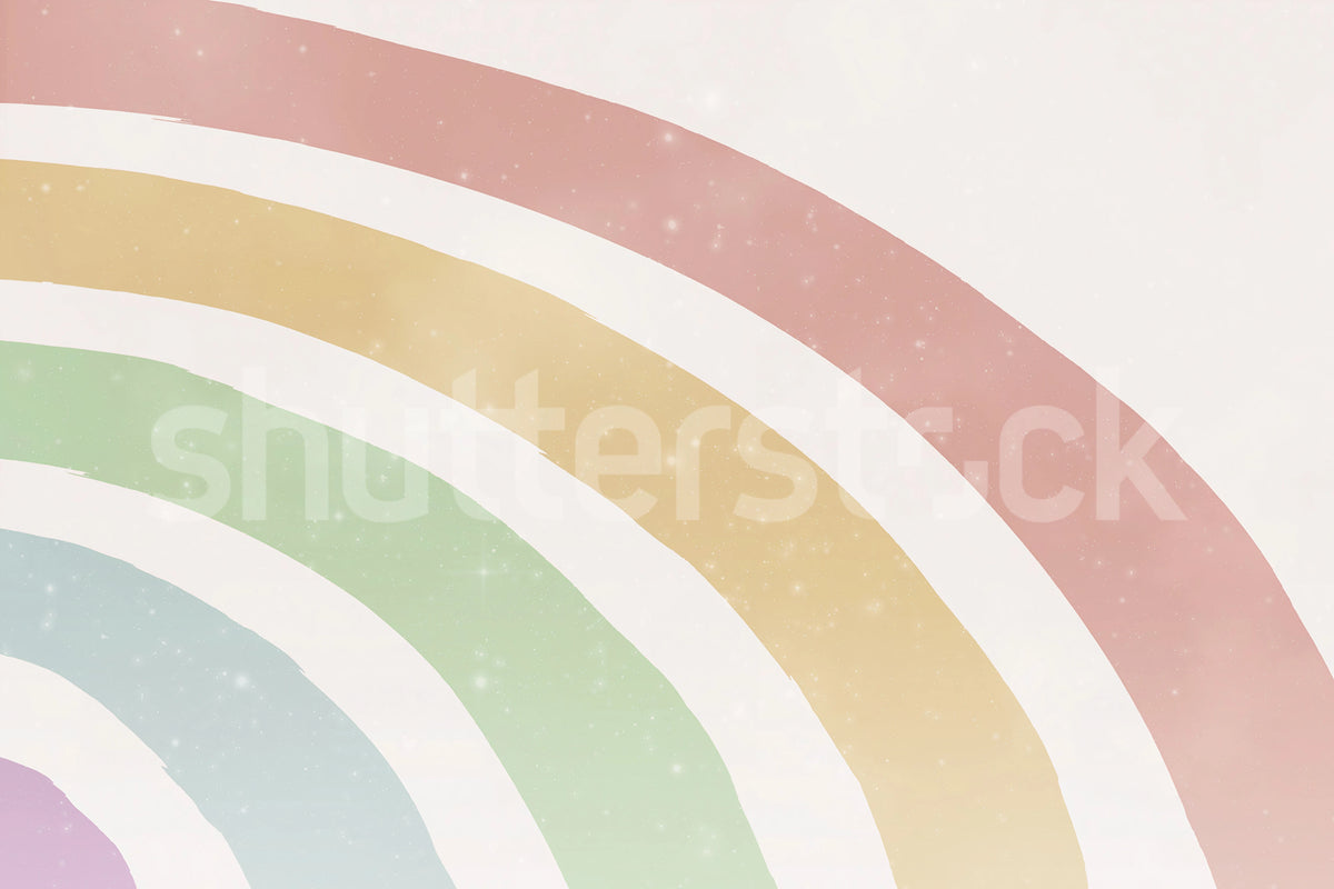 Shimmer Rainbow, Glow Mural Wallpaper - pure wallpaper artwork