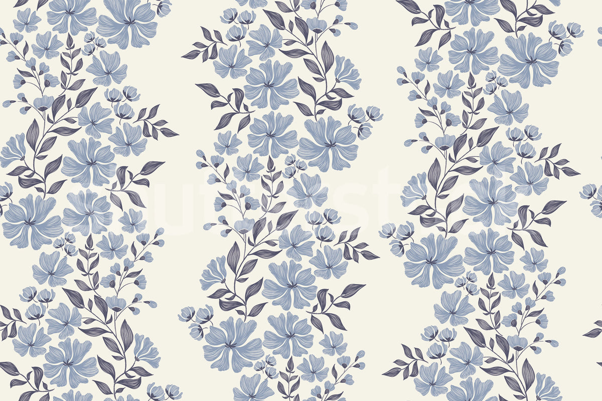 Bold Bloom, Sky Mural Wallpaper - pure wallpaper artwork