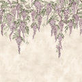 Whispers Wisteria, Purple Mural Wallpaper - pure wallpaper artwork