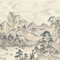 Timeless Pines, Beige Mural Wallpaper - pure wallpaper artwork