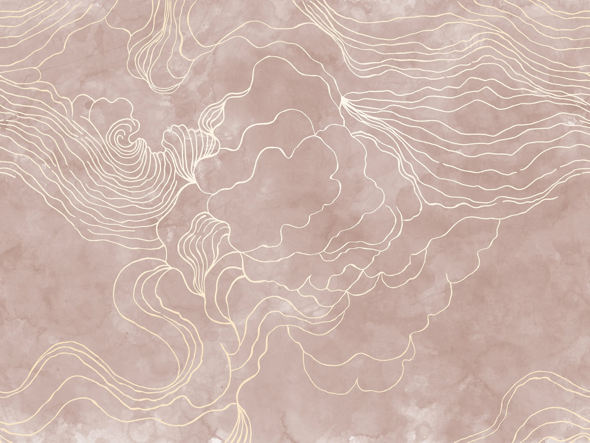 Opulence Storm, Pink Mural Wallpaper - pure wallpaper artwork