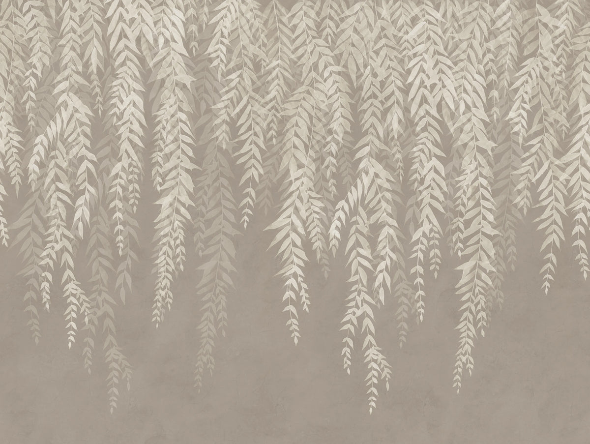 Whispers of Bamboo, Gray Mural Wallpaper - pure wallpaper artwork