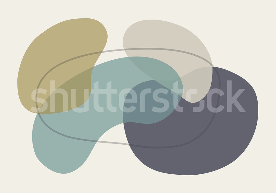 Petal Passion, Blue Mural Wallpaper