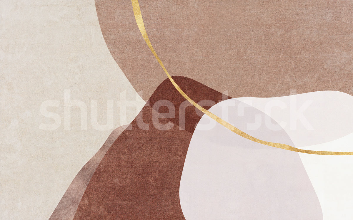 Golden Line, Sand Mural Wallpaper - pure wallpaper artwork