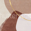 Golden Line, Sand Mural Wallpaper - pure wallpaper artwork