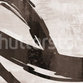 Artzy Stripes, Beige Mural Wallpaper - pure wallpaper artwork