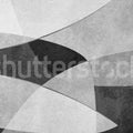 Shapes and Forms, Gray Mural Wallpaper - pure wallpaper artwork