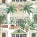 Palm Residence, Day Mural Wallpaper - pure wallpaper artwork