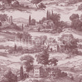 Countryside Toile, Cambridge Red Mural Wallpaper - pure wallpaper artwork