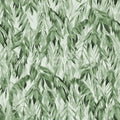 Hanging Branches, Solid Green Mural Wallpaper - pure wallpaper artwork
