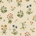 Timeless Flora, Beige Mural Wallpaper - pure wallpaper artwork