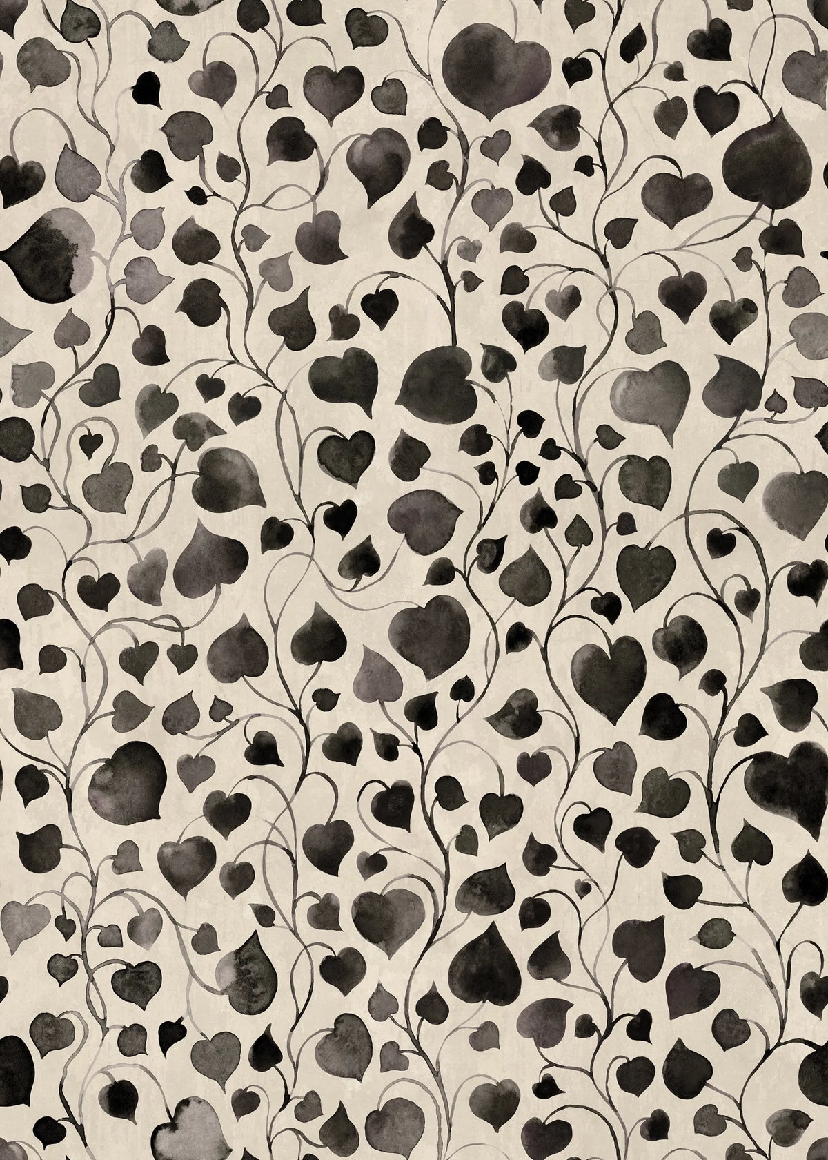 Eternal Vine, Graphite Mural Wallpaper - pure wallpaper artwork